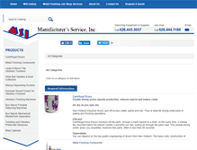 Tablet Screenshot of deburring.manufacturersserviceinc.com