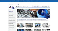 Desktop Screenshot of manufacturersserviceinc.com
